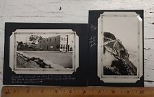 2 Antique Snapshots of Earthquake Damage Los Angeles Area  picture