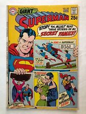 Superman #222 Giant January 1969 Vintage Silver Age DC Great Condition picture
