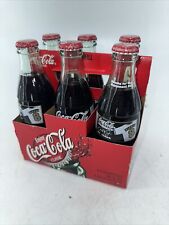6 Coca Cola 8 oz. Commemorative Glass Bottles 1996 Cal Ripken Jr. #8 picture