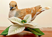 Vintage Lenox Bird Turtle Dove Fine Porcelain Figurine Garden Birds Collection picture