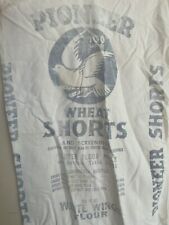 Vintage Pioneer Flour Mills San Antonio Wheat Shorts Sack Bag picture