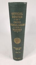 1926 Official Roster of Ohio Soldiers Sailors Marines World War 1917-1918 Vol 14 picture