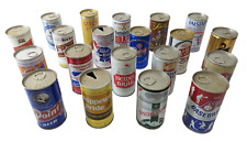 Lot of 20 Vintage Empty Pull Tab Beer Cans Point PBR Schells Huber Swan Bilow picture