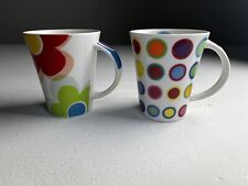 Great Shakes Colorful Spots Flowers Mugs - Set of 2 picture