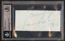 Leonard Bernstein signed autograph auto 2x4 cut Composer & Conductor BAS Slabbed picture