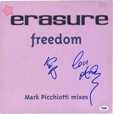 Erasure Autographed Freedom Album with 2 Signatures PSA picture