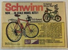 1973 MPC model kits cartoon ad ~ SCHWINN BICYCLES Sting-Ray, Continental picture