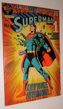 SUPER-MAN #233 CLASSIC NEAL ADAMS KRYPTO COVER 1971 F/VF CHIP BOTTOM RIGHT picture