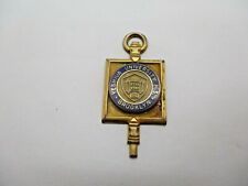 Judaica 1958 Yeshiva University Pendant Medal Brooklyn NY Gold Filled Engraved picture