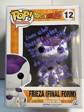 SIGNED FUNKO POP Linda Young Frieza Final Form AUTOGRAPH # 12 Auto W / Quote picture