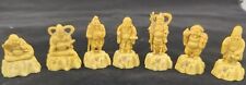 Vintage 1930's Celluloid Miniature Japanese Fukujin Seven Lucky Gods Figurines  picture