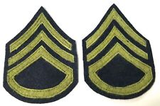  WWII US STAFF SERGEANT NCO SLEEVE RANK CHEVRONS  picture