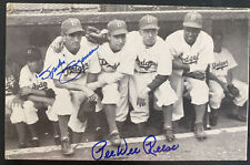 Mint USA Real Picture Postcard Baseball Players  Dodgers Pee Wee Reese Signed picture