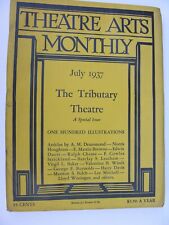 THEATRE ARTS MONTHLY July 1937 Tributary Ralph Chesse Marionette Manipulation picture