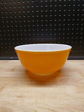 Vintage Orange Colored 14 Pyrex Glass Kitchenware 2 1/2qt Mixing Bowl Dish picture