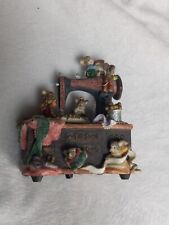 Vintage Antique Sewing Machine with Mice Music Box 