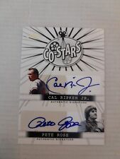 Cal Ripken Jr. & Pete Rose Dual Autograph Card 2014 Leaf Pop Century picture
