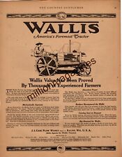 1919 Wallis Tractor Original ad - Racine WI picture