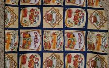 VINTAGE 2001 CAMPBELL'S SOUP NOVELTY FABRIC PRESERVES LABELS CONCORD INC 2 YARDS picture