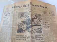 1925 Chicago Daily Drovers Journal Newspaper October 2, 1925 picture