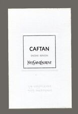 Advertising card - advertising card - Caftan d'Yves Saint Laurent   picture