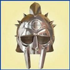 Gladiator maximus helmet larp Helmets W/ Liner Chin Strap X-Mas Gift picture