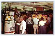 Reno Nevada NV Postcard Jim Kelley's Nugget Double Jackpot Scene c1960's Vintage picture