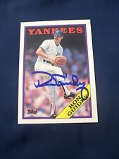 Ron Guidry 1988 Donruss authentic autographed card Yankees picture