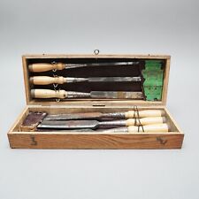 Set Of 6 Witherby Socket Firmer (Firming and Moisturising Chisels 886 Antique US picture