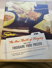 1949 NEW THRILLS OF FREEZING MANUAL BOOK FRIGIDAIRE FOOD FREEZER ADVERTISE 40 Pg picture