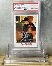 2013 Topps Fright Flicks  ROBERT ENGLUND FREDDY KRUEGER Signed AUTO PSA 10 GM picture