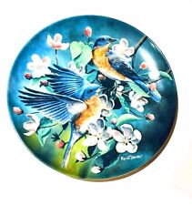 The Bluebird Collector Plate Kevin Daniel Birds of Your Garden 1986 Knowles picture