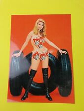 Cat women  Ceat truck tires Italy 1960's  sexy  photo decal 9 x 6.  Rare  NOS picture