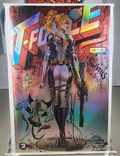 TAYLOR SWIFT Female Force 2 FOIL COVER #24/50  Signed by Tyndall  picture