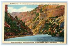 c1930 Glenwood Canon of the Colorado River Royal Gouge & Moffat Tunnel Postcard picture
