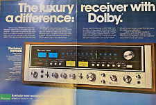 1978 Vintage Magazine Advertisement SANSUI Stereo Receiver With Dolby picture