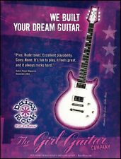 Daisy Rock Stardust Elite Violet Burst Girl Guitar ad 2005 advertisement print picture