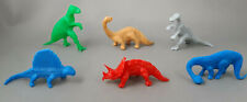 Complete Set of 6 Timmee Dinosaurs Vintage Plastic Prehistoric Playset Figures  picture