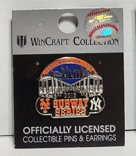 NY Mets New York Yankees Subway Series Pin 2015 MLB Baseball Train Cars picture
