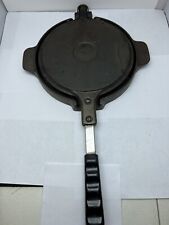 Jotul NR 6 Norway Wafer Pizzell Cast Iron Waffle Maker Heart  w/ Ring Base picture