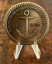 Armor of God Anchor Hope Naval Navy Commemorative Challenge Coin Hebrews 6:19  picture