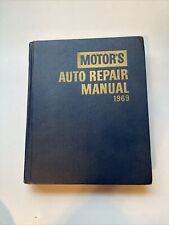 Vintage 1969 Motor's Auto Repair Manual, Illustrated, Hardcover picture