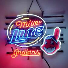 Cleveland Indians Chief Miller Neon Sign 19