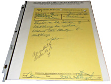 JANUARY 1988 EJ&E ELGIN JOLIET AND EASTERN RAILWAY WEST CHICAGO IL TRAIN ORDER picture