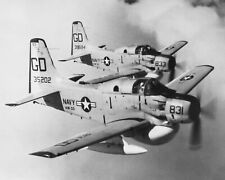 EZ-1E Skyraider Aircraft Photograph AEW Night Hawks Special Ops 1963 8X10 Print picture