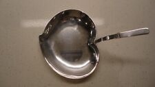Vintage Leaf Silverplate Dish with Handle, Three Crowns Silversmiths picture