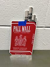 PALL MALL Cigarettes Thick Metal Sign Filter Smoke Cigar Pack Bar Gas Oil picture