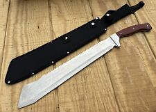Heavy Duty Machete Sawback XL 25” Full Tang 8mm Thick Heavy Gauge Indestructible picture
