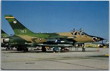 Airplane Republic F-105G Thunderchief 63-8363 OF 128th TFS Georgia ANG Postcard picture