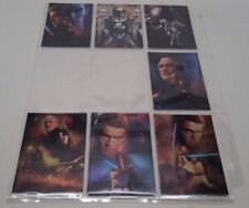 2002 Lucasfilm Topps Star Wars Lot of 7 Foil Cards NM/M #'s 1, 3, 4, 7, 8, 9, 10 picture